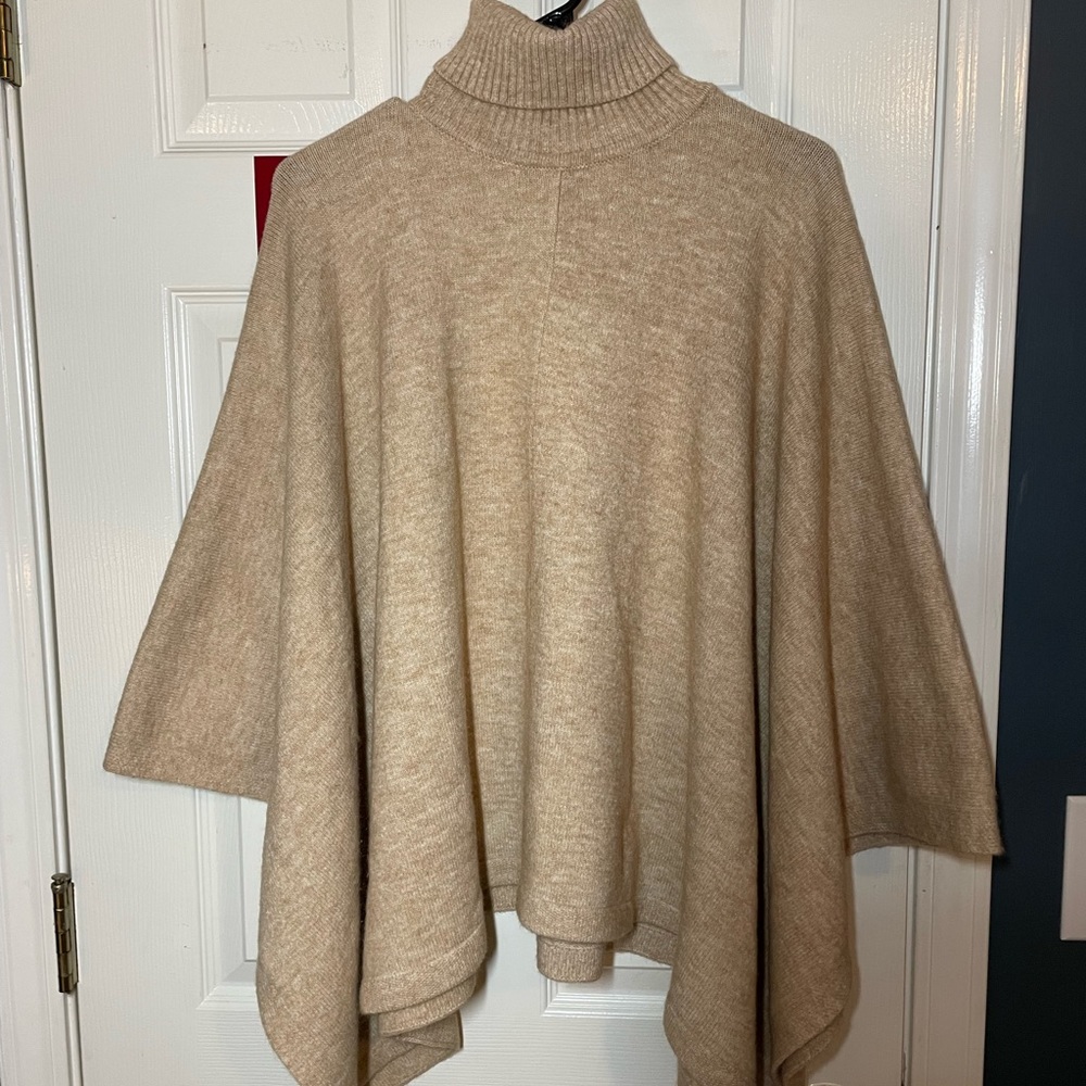 turtleneck poncho - S